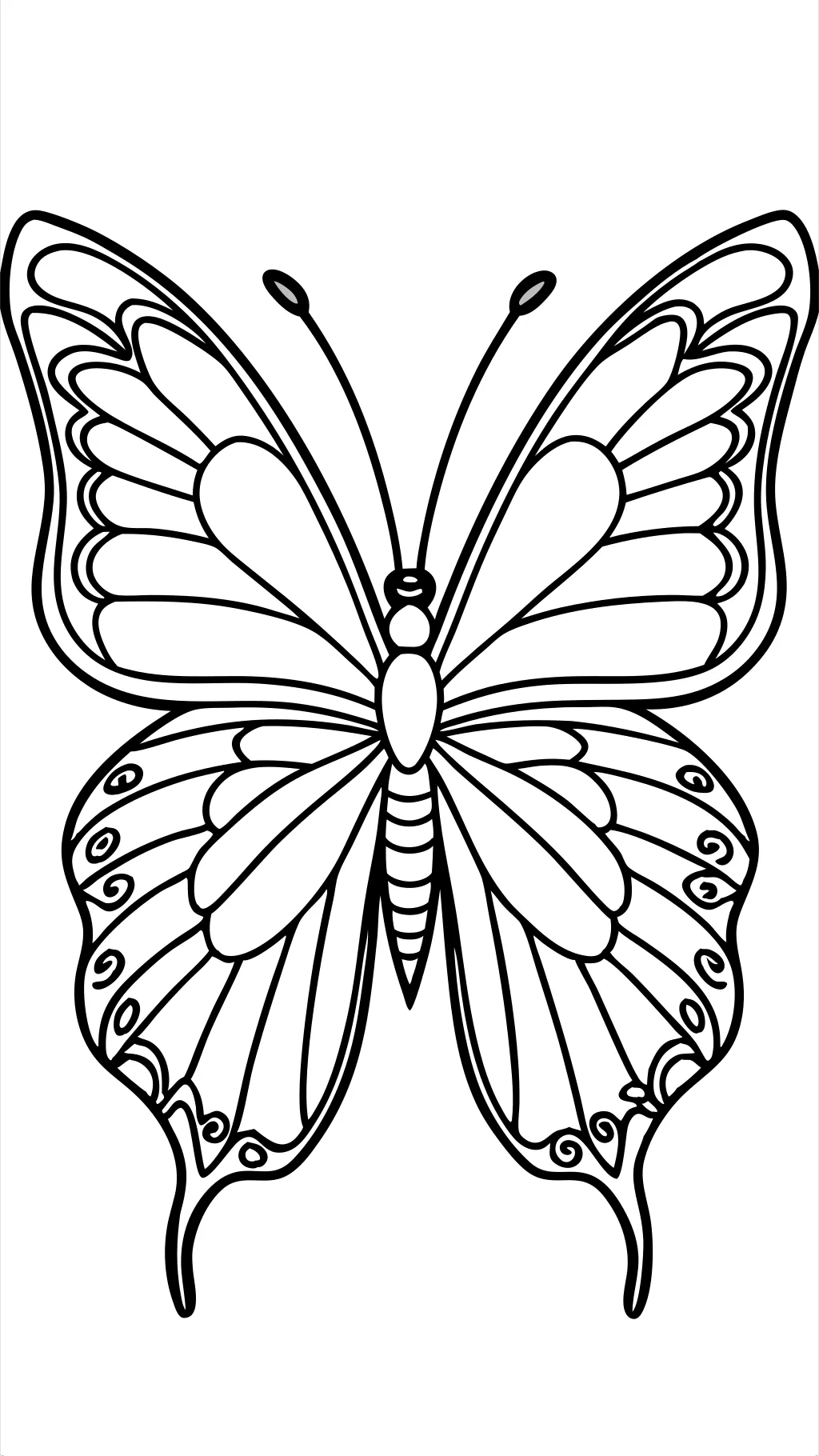 páginas para colorear de mariposas imprimibles